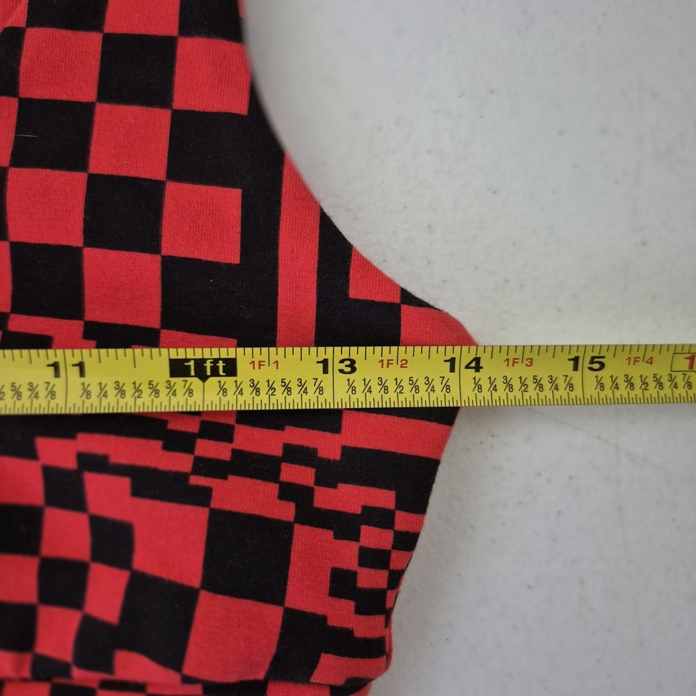 Ugg‎ Bralette Womens XS Red/Black Geometric Organic Cotton Stretch Zayley NEW - Picture 8 of 8